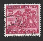 Sellos de Asia - India -  RA3 - Refugiados