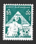 Sellos de Africa - Egipto -  900 - Pirámide de Kefrén