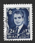 Stamps Iran -  1214 -  Mohammad Rezā Shāh Pahlavī