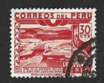 Stamps Peru -  C90 - Presa del Río Ica