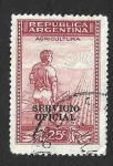 Sellos de America - Argentina -  O49 - Agricultura