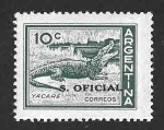 Sellos de America - Argentina -  O113 - Caimán