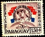 Stamps America - Paraguay -  Homenaje a los héroes del Chaco.