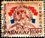 Sellos de America - Paraguay -  Homenaje a los héroes del Chaco.