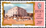 Stamps United Kingdom -  Vínculos con Australia: Pinturas de John Alexander Gilfillan,Waterhouse Corner, Adelaida 