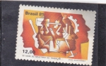 Sellos de America - Brasil -  50 aniversario del Ministerio del Trabajo