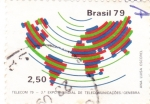 Stamps Brazil -  TELECOM