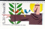 Stamps Brazil -  Homenaje a San Francisco de Asís