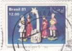 Sellos de America - Brasil -  NAVIDAD'81