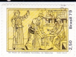 Stamps : America : Brazil :  150 Años Academia Nacional de Medicina 