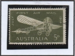 Sellos de Oceania - Australia -  Bleriot 60