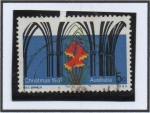 Stamps Australia -  Navidad: Arcos góticos