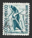 Stamps Mexico -  RA14 - Campaña Contra el Paludismo