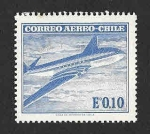 Stamps Chile -  C238 - Avión