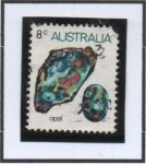 Stamps Australia -  Opal