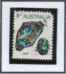 Sellos de Oceania - Australia -  Opal