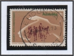Stamps Australia -  Mano Protegiendo a niños Jugango