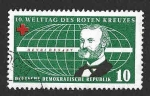 Stamps Germany -  350 - X Conferencia Mundial de la Cruz Roja (DDR)