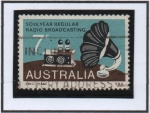 Stamps Australia -  Radio y Granofono