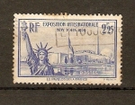 Stamps France -  Estatua de la libertad