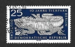 Sellos de Europa - Alemania -  760 - X Aniversario del Zoo de Berlín (DDR)