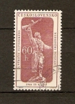 Stamps : Europe : Czechoslovakia :  Combatiente