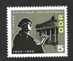 Stamps Germany -  815 - X Aniversario del Ejercito Popular Nacional (DDR)
