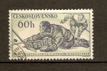 Stamps Czechoslovakia -  Hockey sobre hielo
