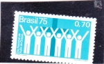Sellos de America - Brasil -  Día Nacional Acción de Gracias