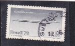 Stamps Brazil -  Concorde- Río -París