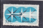 Sellos de America - Brasil -  50 aniversario Varig