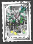 Stamps Russia -  Pinturas fr Flores