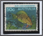 Sellos de Oceania - Australia -  Surgonfish Boreada d`Azul