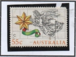 Stamps Australia -  Navidad Angel Con La Esrella