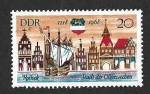 Sellos de Europa - Alemania -  1023 - 750 Aniversario de Rostock (DDR)