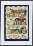 Stamps Australia -  Espetaculos Agricolas