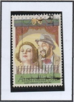 Stamps Australia -  Estrellas d' l' Pantalla: Gladys Monctieff  y Roy Rene