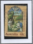 Stamps Australia -  Navidad: Anunciacion