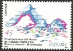 Stamps : Europe : Spain :  2852 - V campeonatos de natación, waterpolo, saltos y natación sincronizada