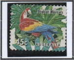 Stamps Australia -  Guacamaya Roja