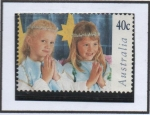 Stamps Australia -  Navidad Ageles