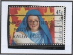 Stamps Australia -  Maria con el Niño