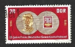 Sellos de Europa - Alemania -  1208 - XXV Aniversario del Sindicato Libre Alemán (DDR)