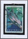 Stamps Australia -  Delfin Mular