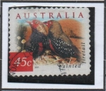 Stamps Australia -  Firetail pintado