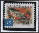 Stamps Australia -  Charla carmesi