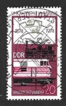 Stamps Germany -  1586 - Centenario de la UPU (DDR)