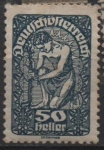 Stamps Austria -  Alegoría d' l' Republica