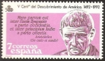 Stamps Spain -  2860 - V centº del descubrimiento de América, Aristóteles