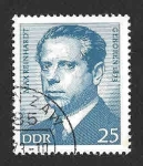 Stamps Germany -  1428 - Johannes Dieckmann (DDR)